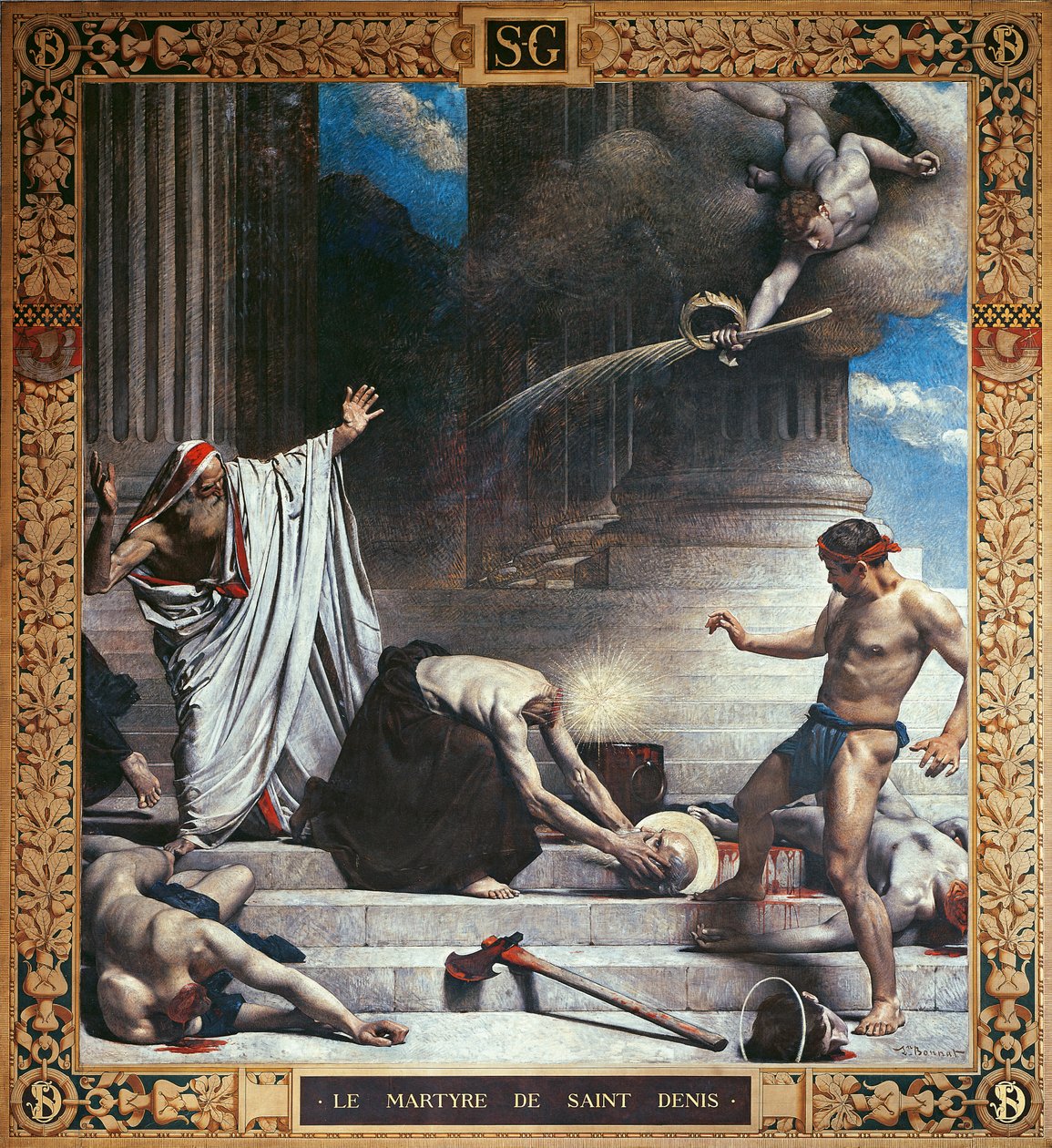 The Martyrdom of Saint Denis by Léon Bonnat